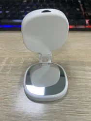 Magnetic 360° LED Ring Light with Mirror for Perfect Selfies and Video Calls (WHITE)