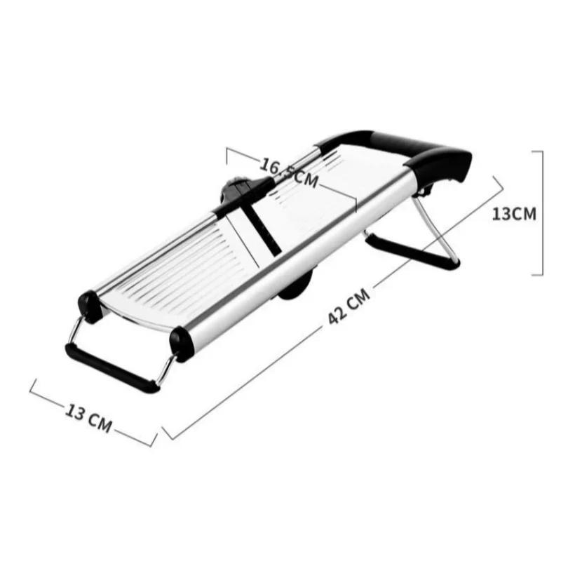 Stainless Steel Slicing Plate Multi-function Replaceable Blade Protect Hands Vegetable Slicer for Potato Onion Kitchen Tools