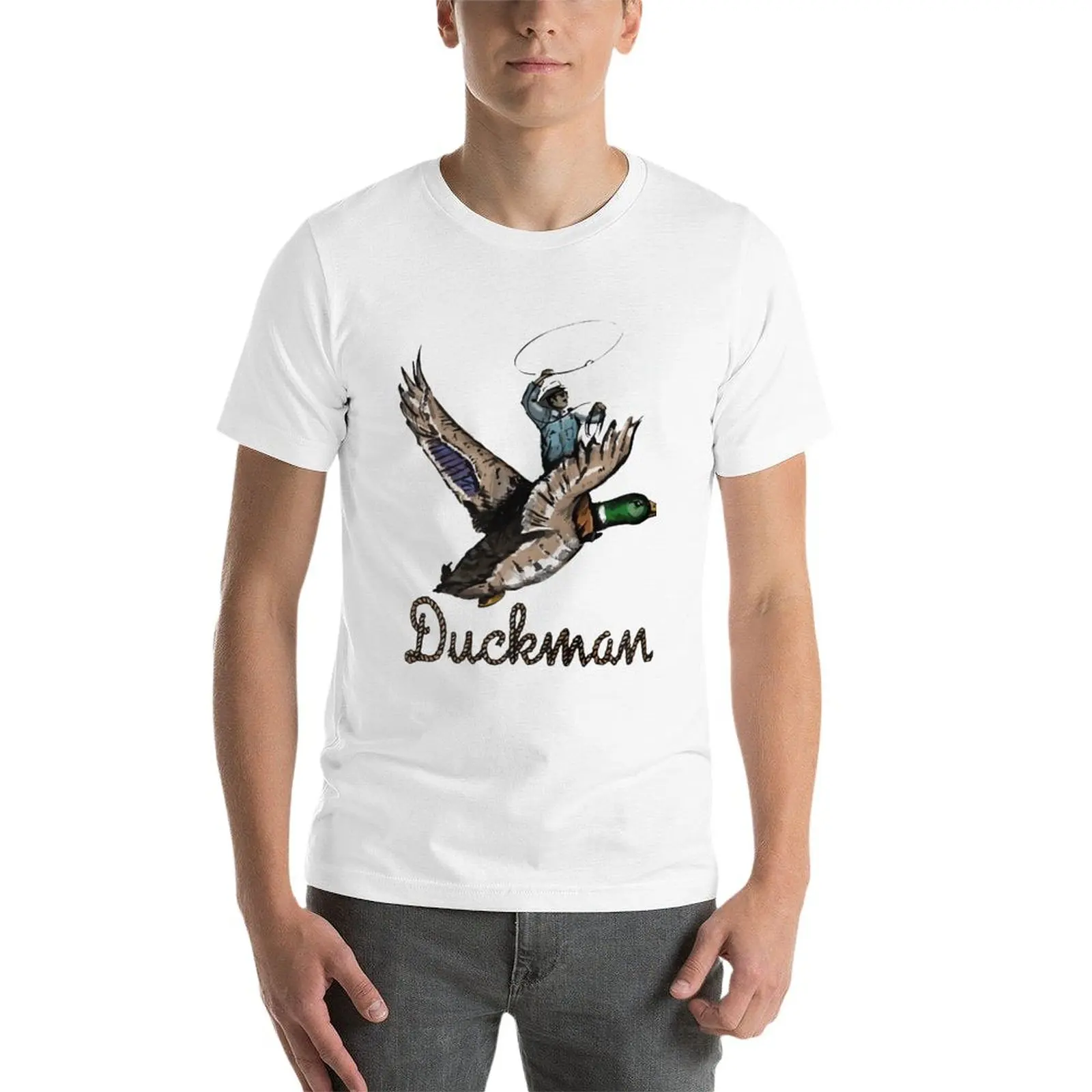 Nieuwe Riley Groene Merch Duckman Peper Shirt T-Shirt T-Shirt Nieuwe Editie T-Shirt Heren Kleding
