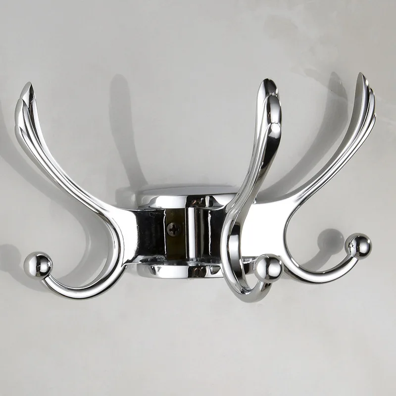 Black Gold Bathroom Hanger, Coat Hooks Wall Gold