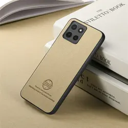 Luxury 5G Leather Bumper Case for Motorola Moto G Series (Khaki)