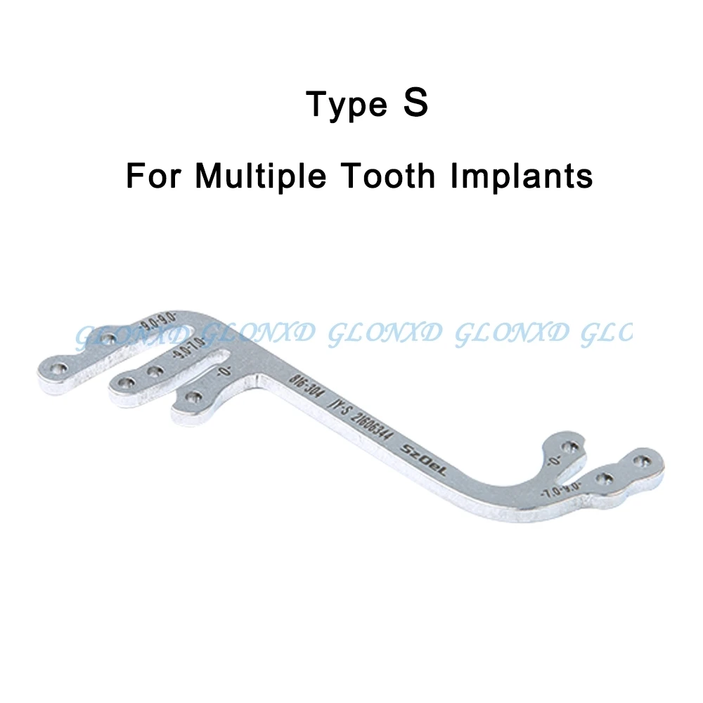 1 pçs implantes dentários plantio posicionamento ângulo