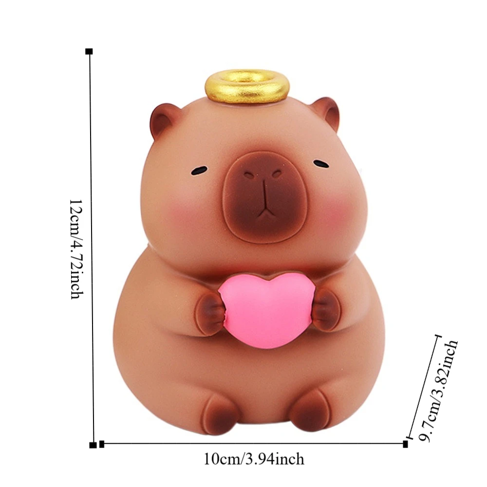 Savings Tank Capybara Piggy Bank Large Capacity Decorative Capybara Money Boxes Collectible Model Capybara Kids Storage Box