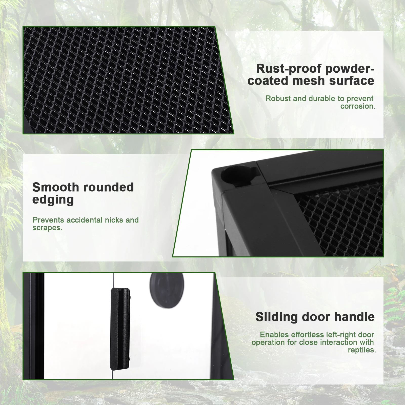 Reptile Breeding Box Lightweight Plant Gecko Ecological Tank Reptile Landscaping Container Detachable Climbing Pet Terrarium