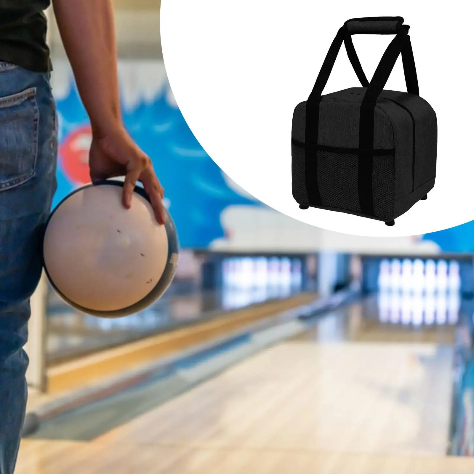 Bowling Ball Bag Bowling Handbag Gym Outdoor Sports Supplies