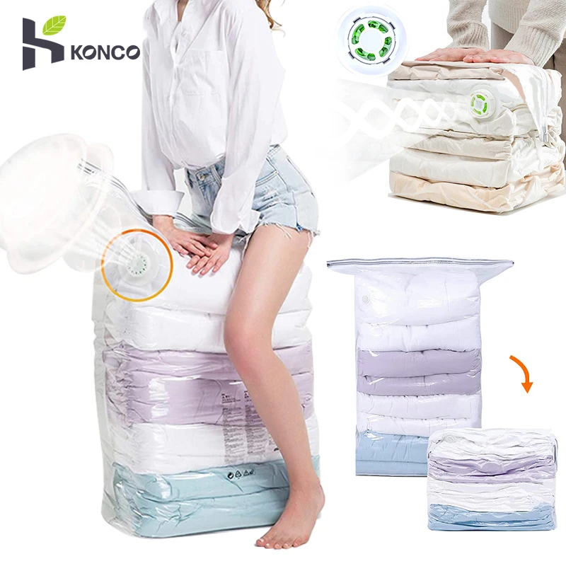 Vacuum Storage Bag Clothes Organizer Bag for Bedding,Pillows,Towel,Space  Saver ​Travel Seal Packet With Valve Vacuum Bag Package - AliExpress