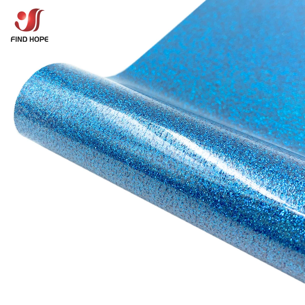 Glitter Heat Transfer Vinyl Sheet - 20x25cm Iron-On for DIY Projects and Home Decor
