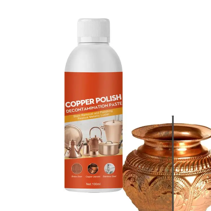 100ml Copper polish decontamination paste Copper Brass Cream