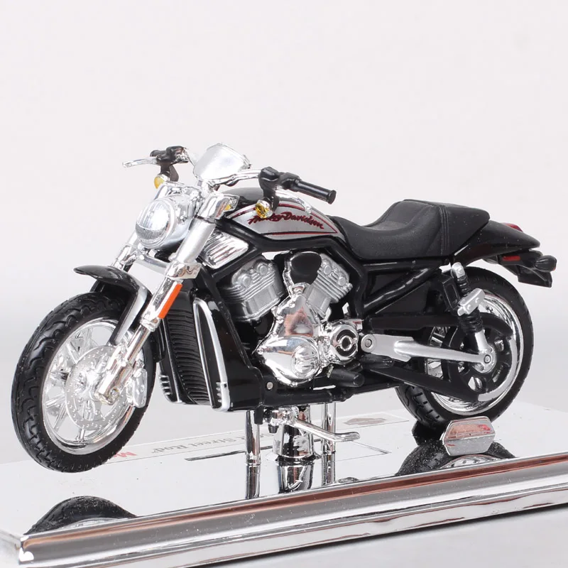 1/18 Scale Maisto 2006 HD VRSCR Street Rod Motorcycle Diecasts & Toy Vehicles Cruiser Bike Souvenir Replicas