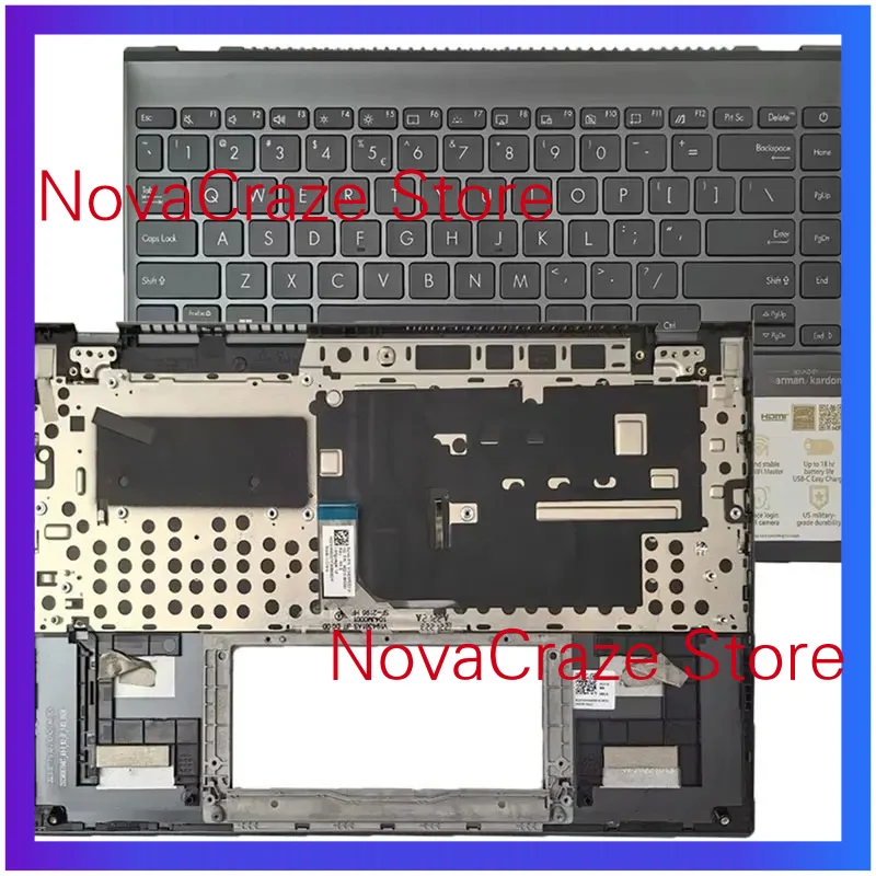 Premium Laptop Case with US Backlit Keyboard, Palmrest Upper Cover, Like New (Used)