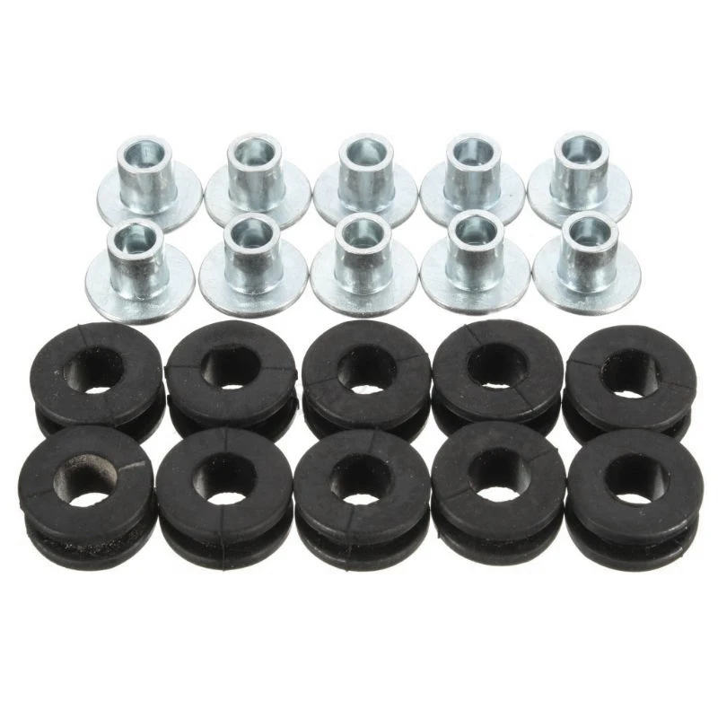 10Pcs Motorcycle Side Cover Rubber Grommet Gasket Fairings For Yamaha For Honda Suzuki CBR GSXR Ninja ZX Kawasaki auto accessories motorcycle accessories