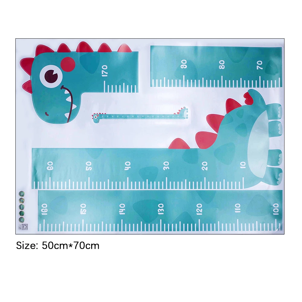 Cartoon Animal Growth Chart Wall Stickers Kindergarten Home Decoration Rabbit Giraffe Mural Children Height Measurement Stickers