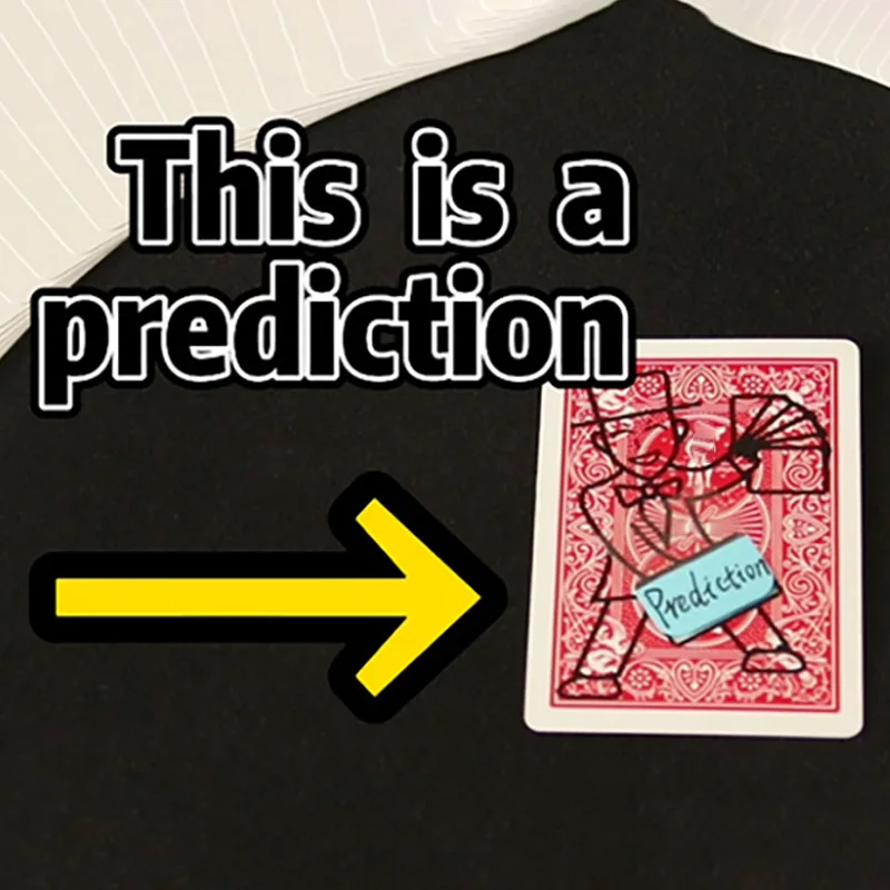 

52 Predictions by J.C Magic Tricks The Chosen Card Prediction Magia Magician Close Up Sreet Illusions Gimmicks Mentalism Props