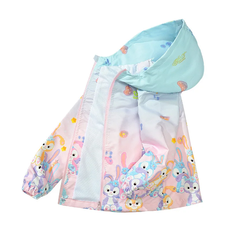 여아용 어린이 스톰 재킷, 용수철 가을 분위기, 큰 아이 소녀 탑 타이드, 바람막이 2024 용수철 의류, 신상