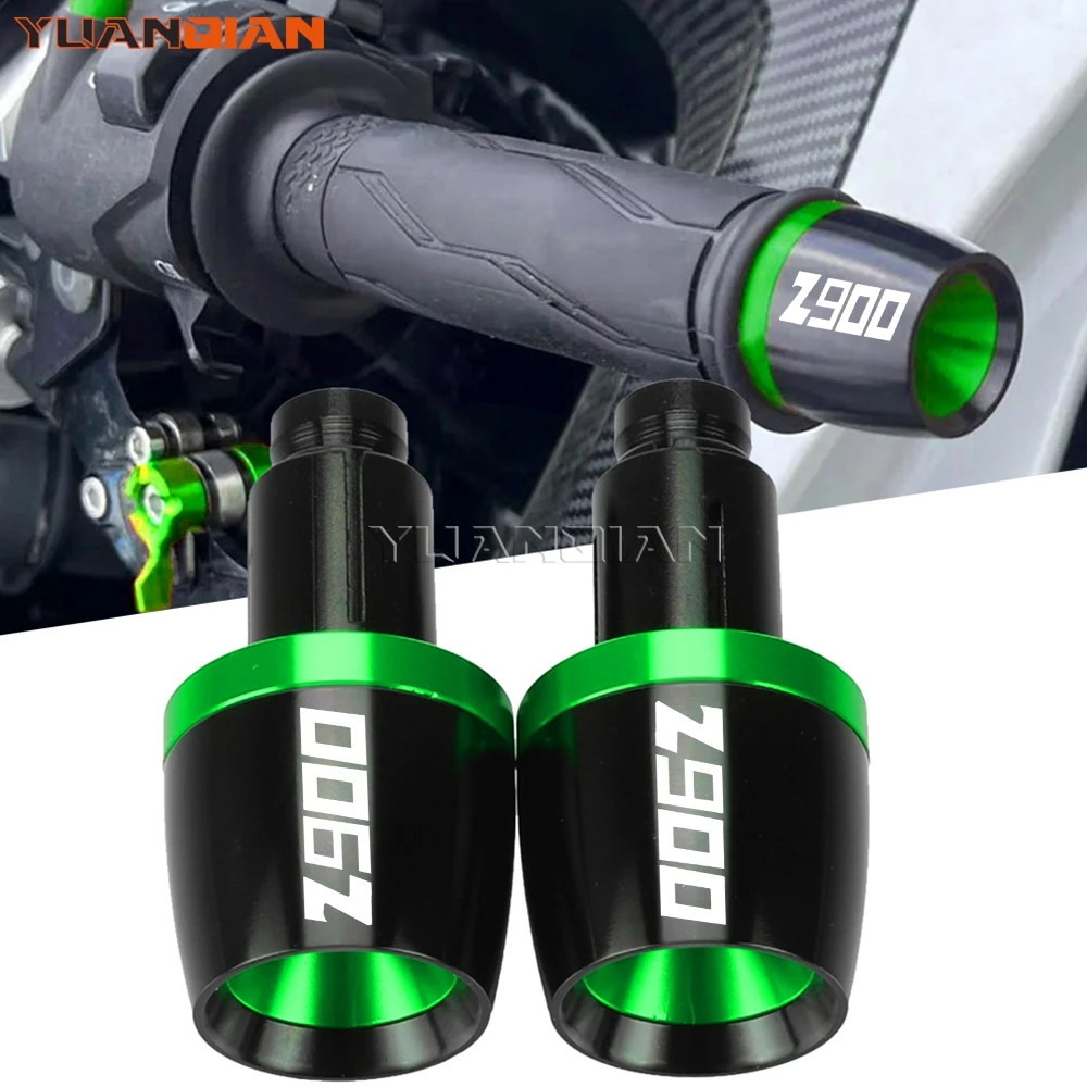 

For KAWASAKI Z900 2024 2023 2022 2017 2018 2019 2020 2021 z900 Z 900 2016 Motorcycle 7/8'' 22mm Handlebar Handles Grips Ends Cap