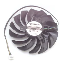 PLD10010S12HH PLD10010B12HH 12V 0.40A 4 พินสำหรับ MSI RTX3060 RTX3060ti RTX3070 VENTUS 2X วิดีโอกราฟิกการ์ดคูลเลอร์พัดลมระบายความร้อน 6