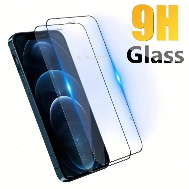 

2Pcs 9H 9D Tempered Glass For IPhone 11 Pro Max 12 13 Mini 14 15 Plus Screen Protector For IPhone XR XS Max 7 8Plus Glass