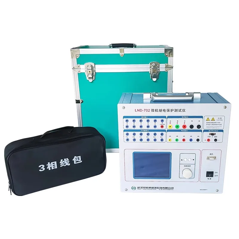 

Lvnengde LND702 LCD Display Three Phase Microcomputer Relay Protection Tester Secondary Current Injection Relay Test Set