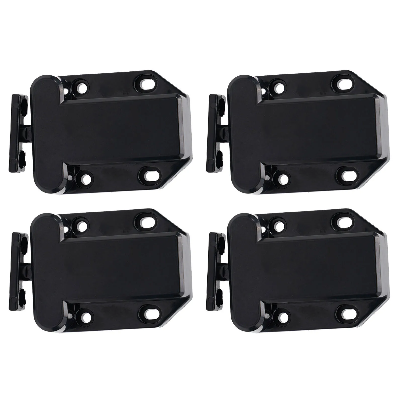 Description Picture 4 of item4 Pcs High Quality Catch Latch Push To Open Release  ABS Beetles Drawer Black Cabinet Latches Catch Touch Cupboard Door