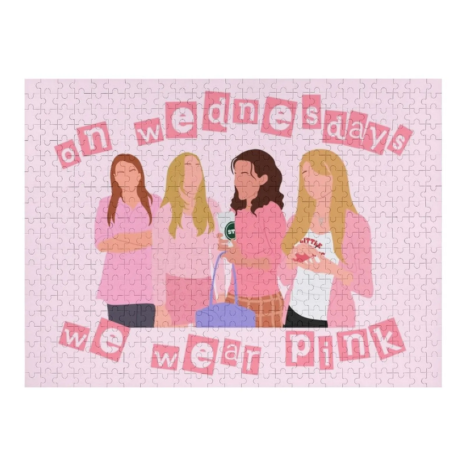 

Головоломка с именем на заказ MeanGirls, детская игрушка, деревянный пазл для взрослых