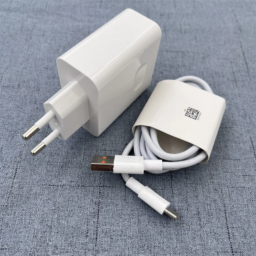 Honor Original 100W cargador supercarga carga rápida adaptador de enchufe de la UE 6A Cable tipo C para Honor 300 200 10