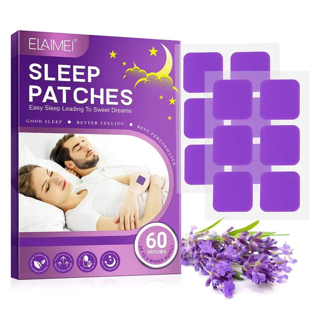 

60pcs Insomnia Treatment Relieve Anxiety Decompression Headache Neurasthenia Soothing Plasters Body Relaxing Help Sleeping Patch