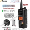 Quansheng TG-UV2 Plus Walkie Talkie Type-C Charging 10W Superheterodyne 4000mAh Battery High Power VHF UHF Long Range FM Radio 1