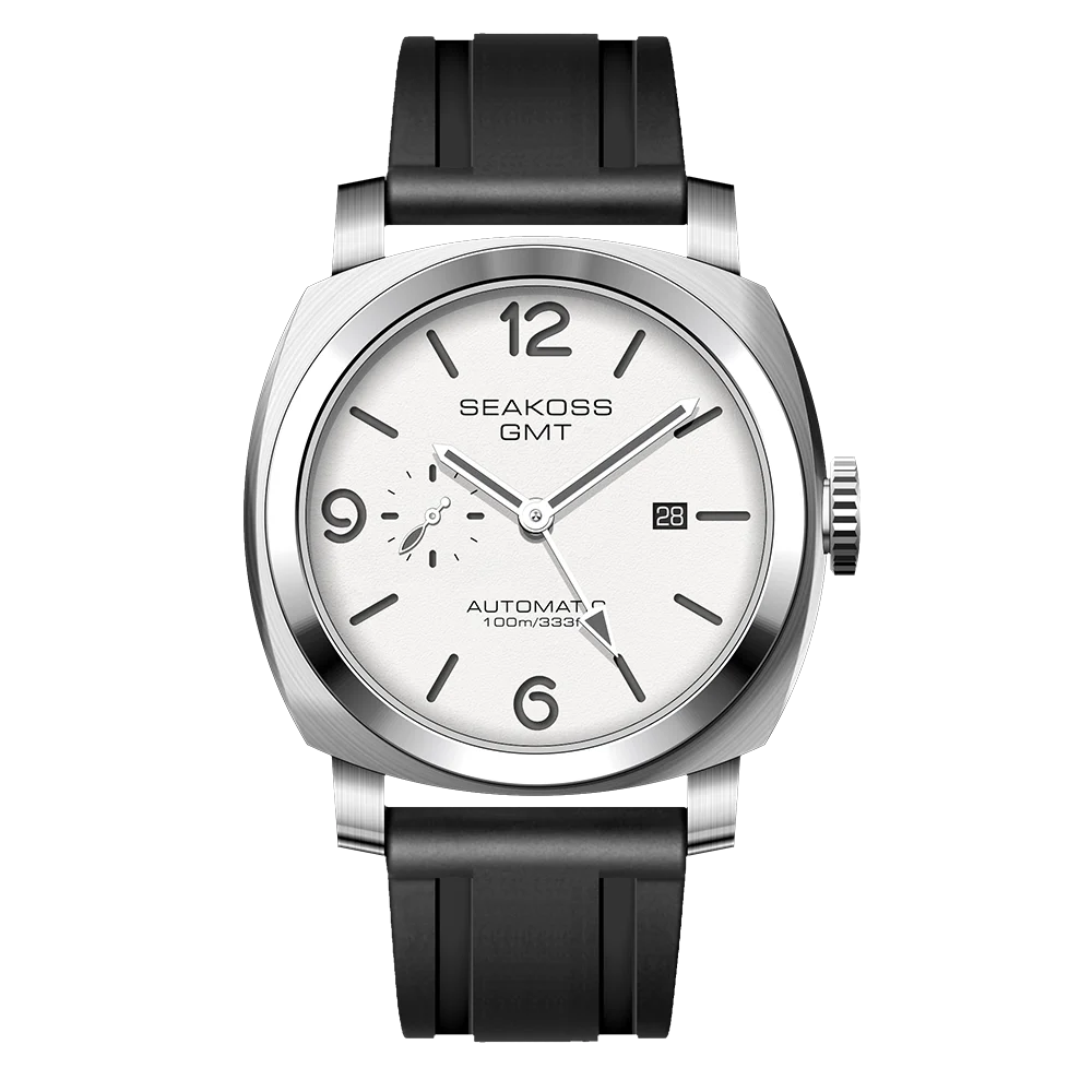 SEAKOSS GMT Super Luminous Diving Automatic Mechanical Watch Men 10ATM 1963 - Picture 28 of 28