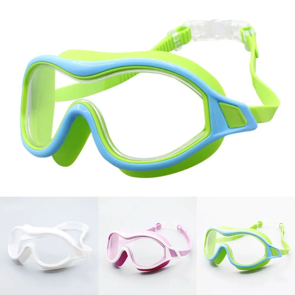 

Waterproof Anti-fog Swimming Goggles High Definition Wide View Swim Eyewear Swimming Equipment Big Frame Eyeglasses Unisex