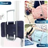 2 Pack Foldable Travel Duffel Bag for Airlines Carry on Bag Weekender Overnight Hospital Tote Bag Gym Duffel Bag Women Men 5
