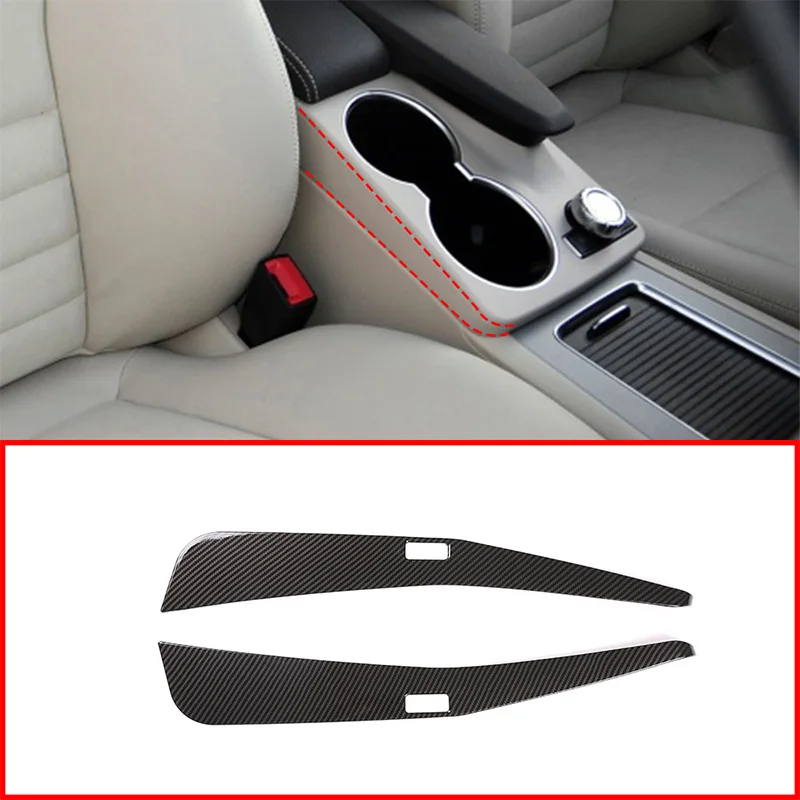 

For Mercedes Benz GLK Class X204 2008-2015 Car Interior ABS Armrest Box Decorative Cover Stickers Cover Trim Accessories