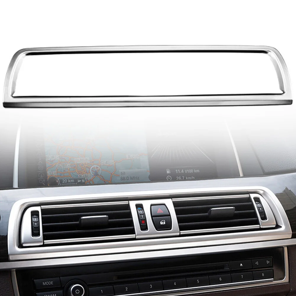 

Frame Trim Cover Sticker For BMW 5 Series F10 Car Front Middle Console Air Conditioning AC Vent Frame Trim Cover Sticker