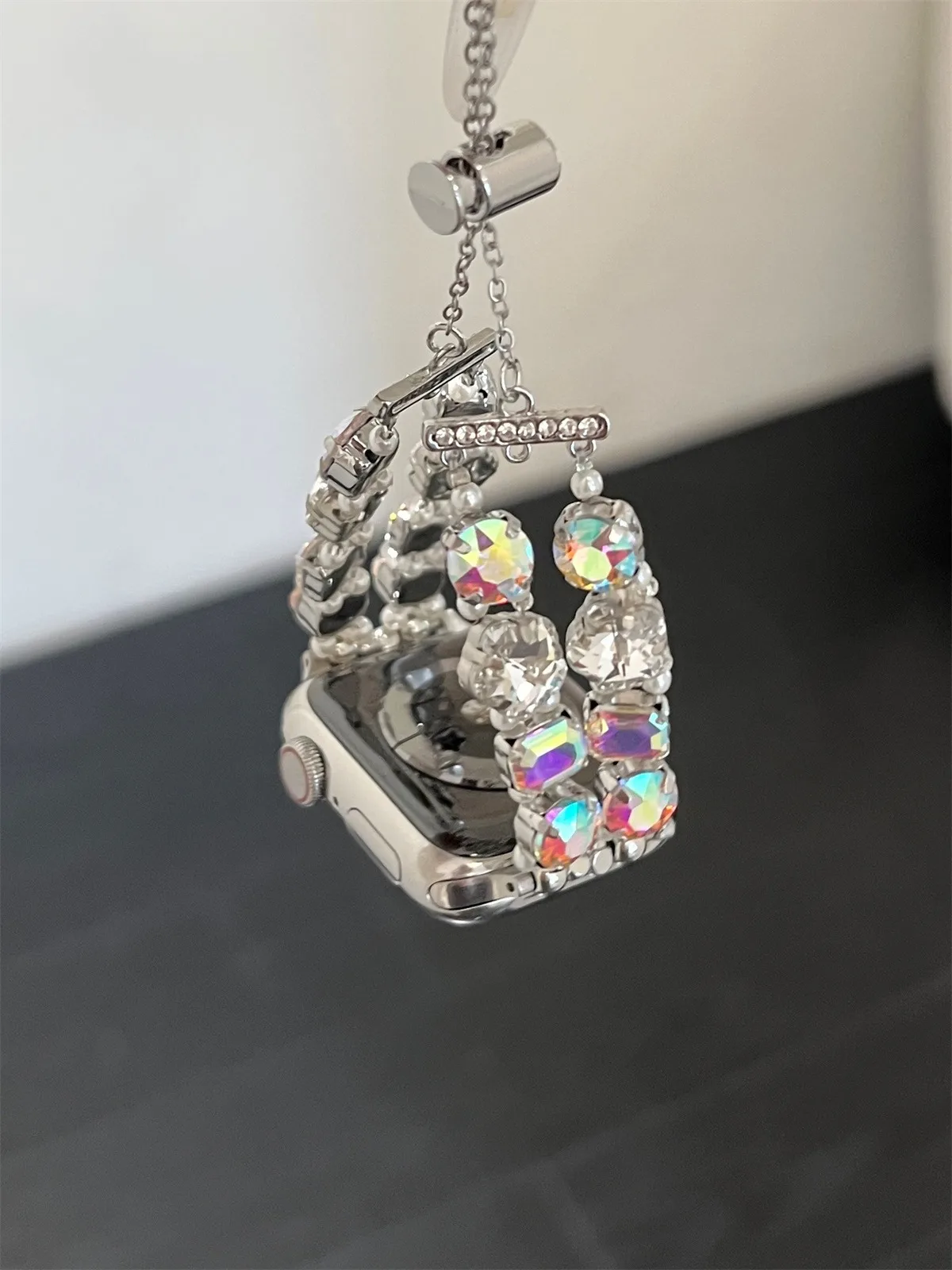 Cinturino per orologio in acciaio inossidabile per gioielli per iWatch Ultra 2 Series 10/9/8/7/6/5 Cinturino per orologio alla moda 42/44/45/46/49mm 38/40/41mm_voghion.com