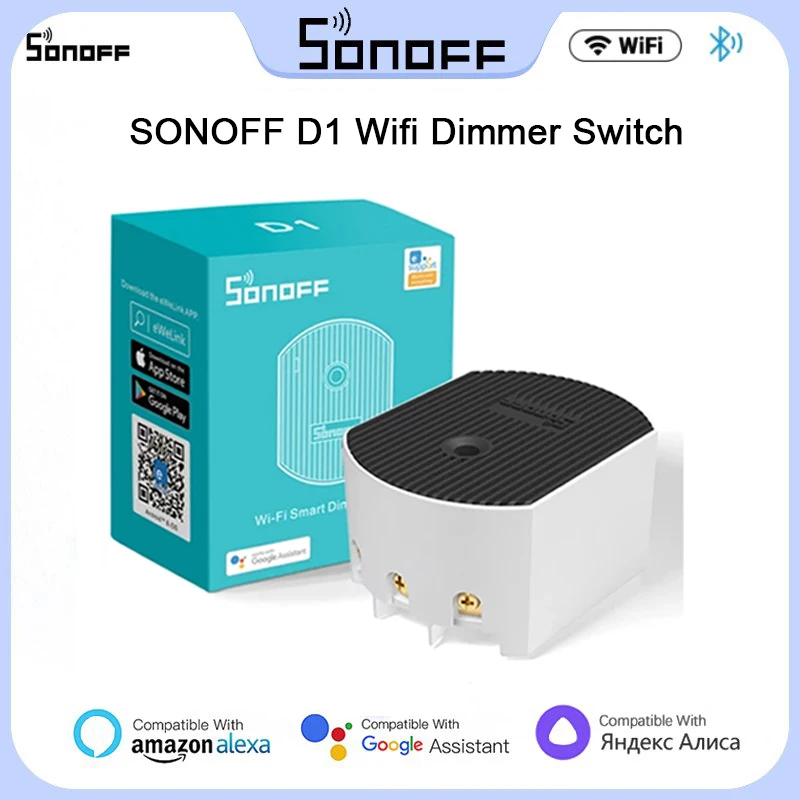 

Умный переключатель SONOFF D1 с Wi-Fi и управлением через приложение