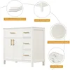 Bathroom Vanity with Sink, Bathroom Storage Cabinet with 3 Drawers, Wood Bathrooms Vanity Set, 36" Bathroom Vanity with Sink 5