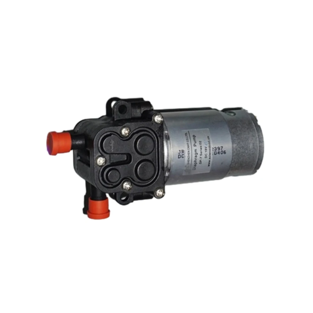555 모터 다이어프램 고압 펌프, 물총 저장 자급식 펌프, 8bar 압력, 150ml/분, 12-24V