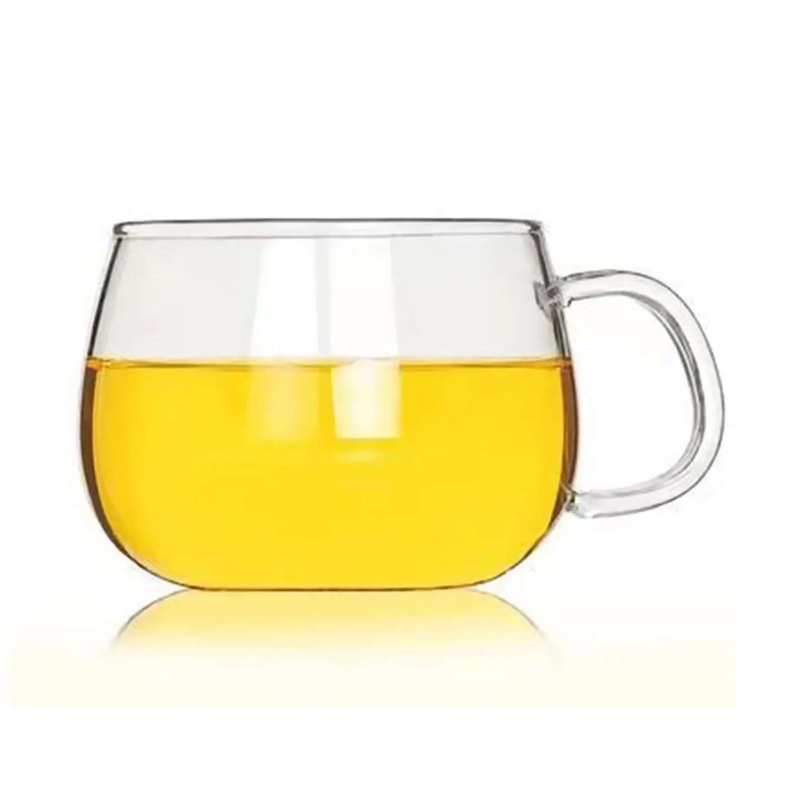 Thickened Glass Mug With Cover Couple Cups 350ml Glass Cup Heat-Resisting Wine Tea Mugs Milk Espresso Coffee Cup Drinkware