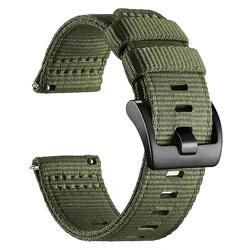 Nylon Sport Watch Band Replacement - 24mm Wristband Bracelet - 24mm (C)