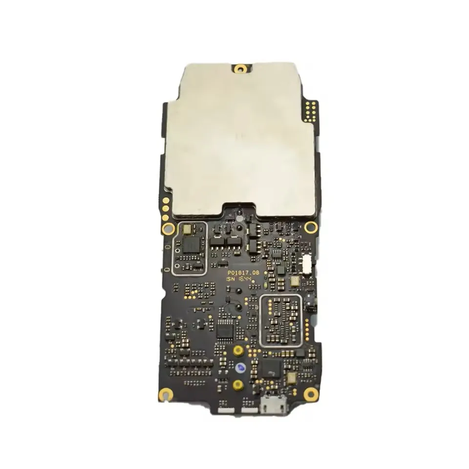 Vue latérale de la carte mère de rechange pour DJI Mavic Pro Platinum, avec dissipateur thermique et connecteurs.