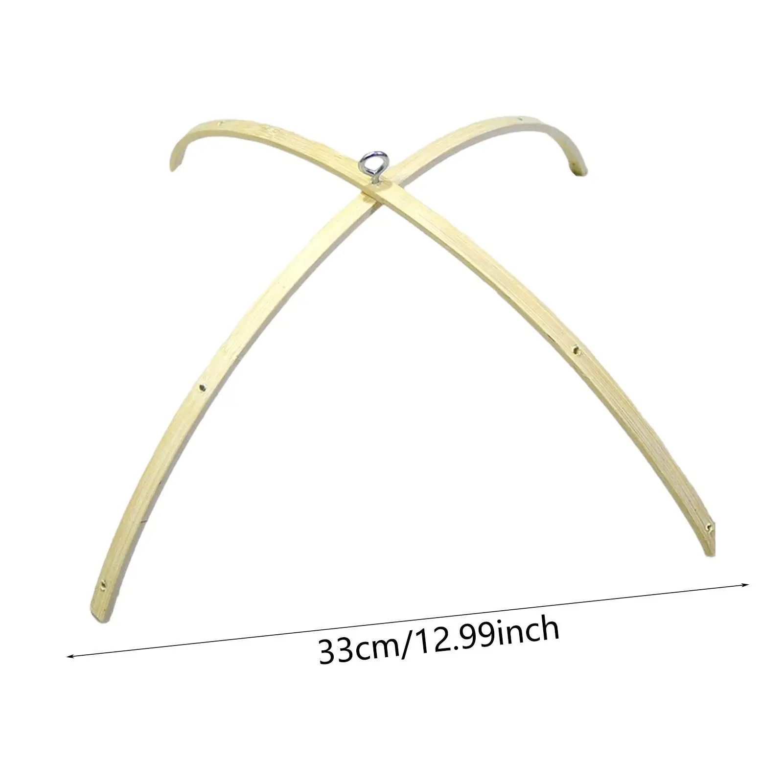 Mobile Hanging Frame Crib Hanger Frame Easy to Install Gift Versatile Decorative Decoration DIY Crafts for Wind Chime Newborn