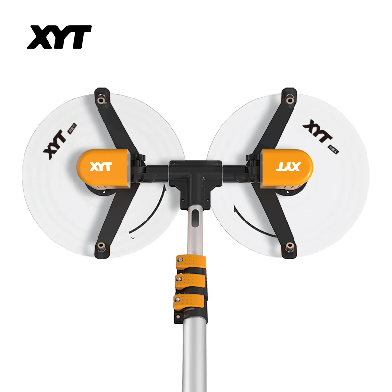 XYT solar panel cleaning double-headed electric brush PV equipment photovoltaic clean  machine tool kit complete system 5