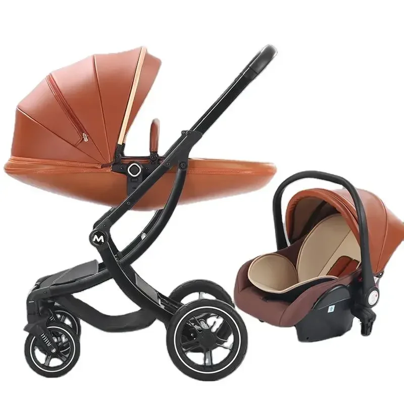 Baby Stroller Pram, 3 em 1 Pram, entrega rápida, fábrica Atacado