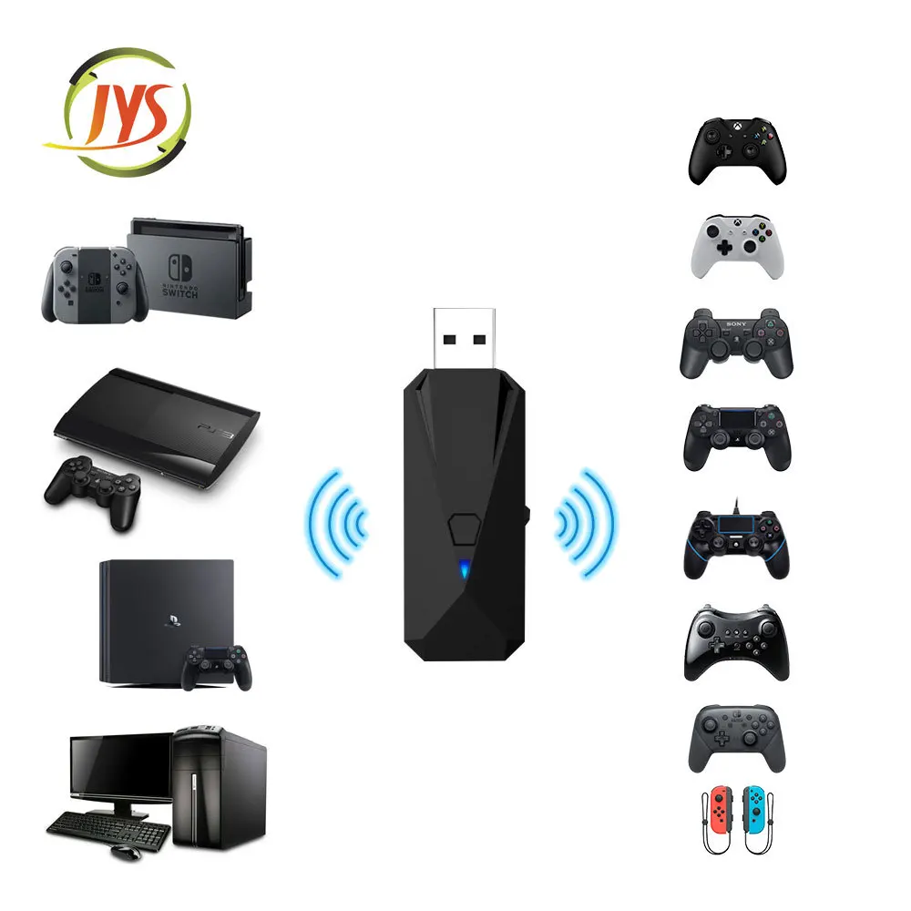 JYS-P4135 무선 컨트롤러 어댑터, PS5, PS4, PS3, Xbox, witch 콘솔, PC용