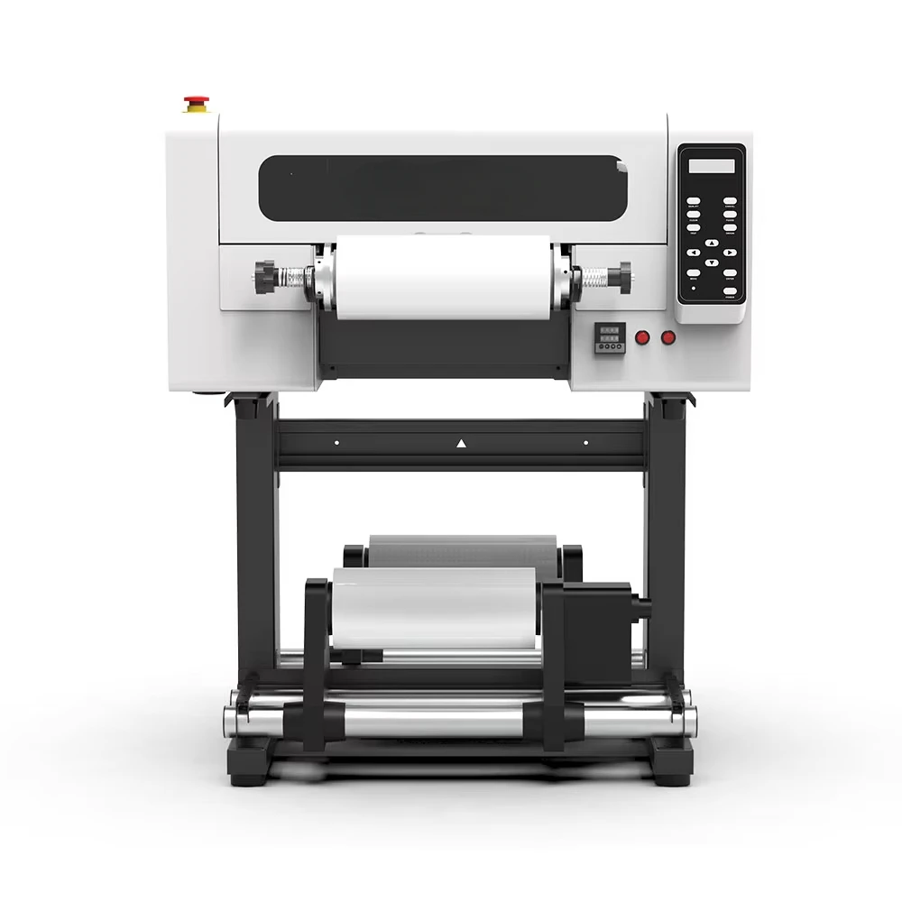 30cm UV DTF Printer Crystal Label Sticker Laminator Laminating Machine AB Film Printing impresora