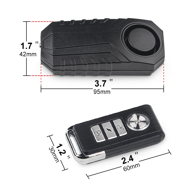 Anti-theft For Motorcycles Waterproof Wireless Remote Control Bicycle Security Alarm Motorcycle Anti-theft Alarm Bicycle Alarm images - 6