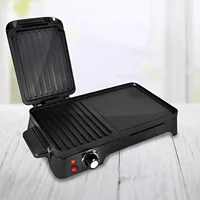 NEW 2024 NEW 2-in-1 Panini Press Grill & Griddle | Nonstick Coating, Temperature Control | Multiuse Countertop Sandwich Maker | 2