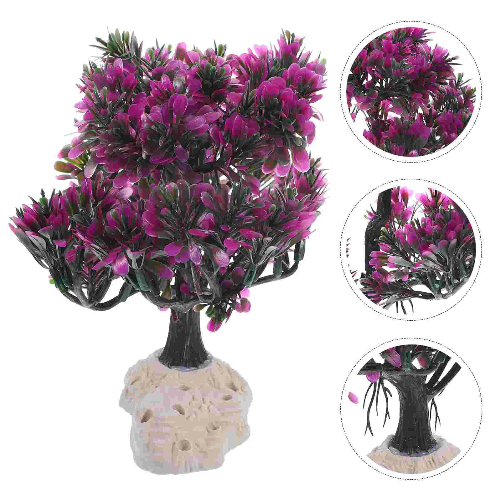 

Artificial Plant Decoration Aquarium Accessories for Fish Tank Decors Fake Decorations