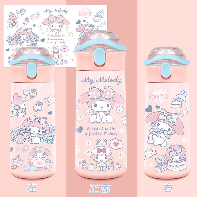 Ruunjoy Hot Sell Stainless Steel Double Wall Flip Lid Thermos Bottle  Portable Cute Sanrio Kuromi Student Gift Drinking Water Cup - China Kawaii  Sanrioes and Anime Cinnamoroll Kuromi My Melody price