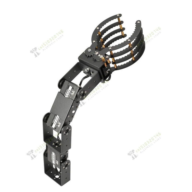 

4-Degree-of-Freedom Mechanical Arm Super Large Gripper Claw Robot Vehicle-Mounted Mechanical Arm Bus Steering Gear