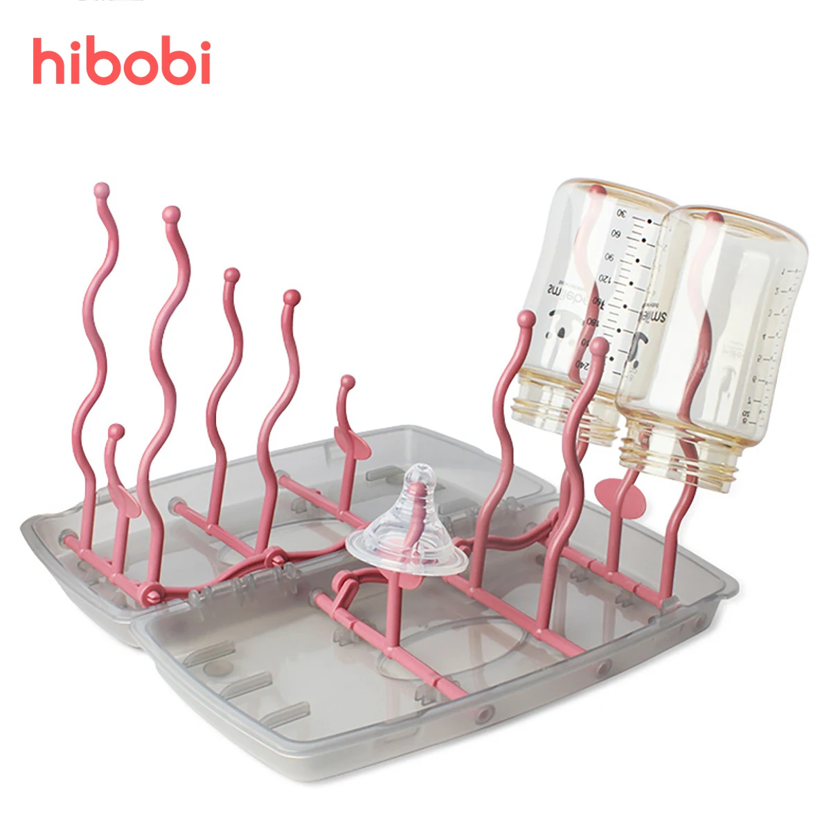hibobi Bottle Dry Rack Baby Bottle Drain Drying Racks Baby Cleaning Dryer Drainer Storage Drying Rack